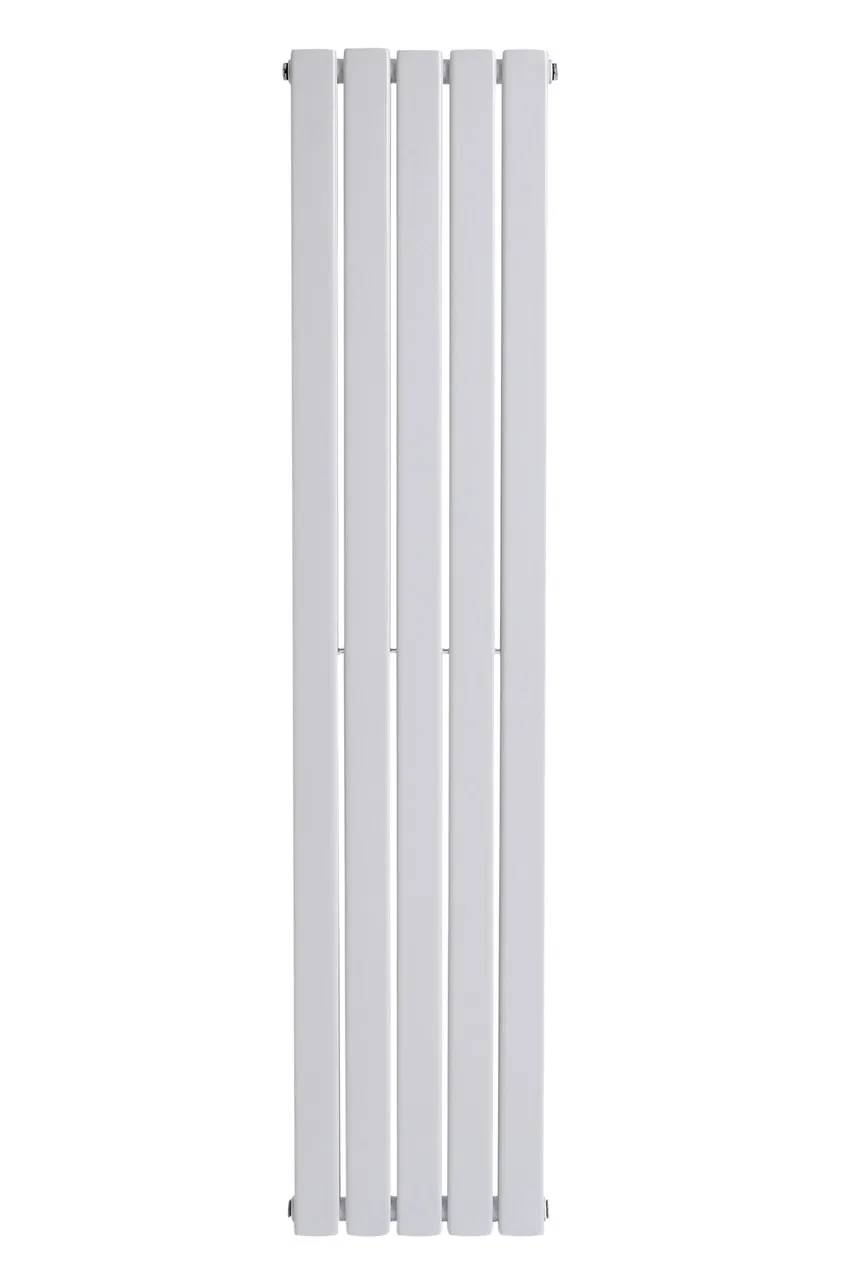 Вертикальний дизайнерський радіатор опалення ARTTIDESIGN Livorno II 5/1800/340/50 білий матовий Фото - 3